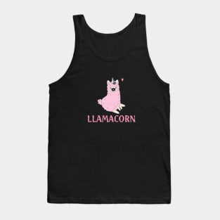 LLamacorn LLama and Unicorn Lover Tank Top